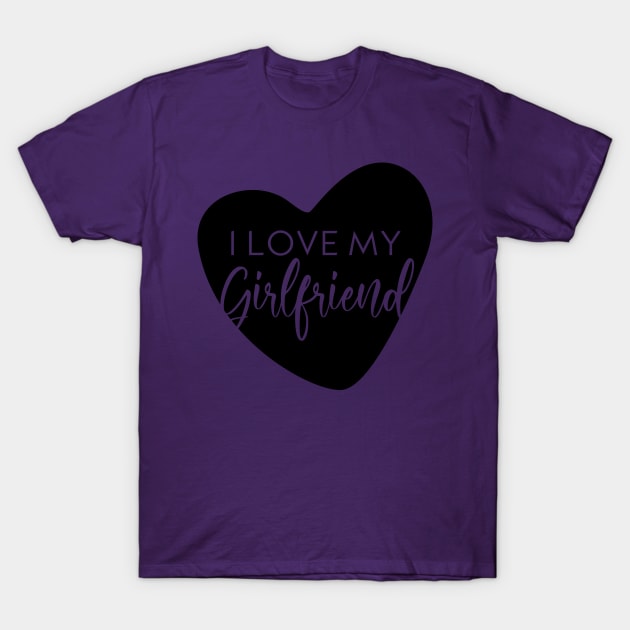 I love my boyfriend T-Shirt by Inspire Creativity